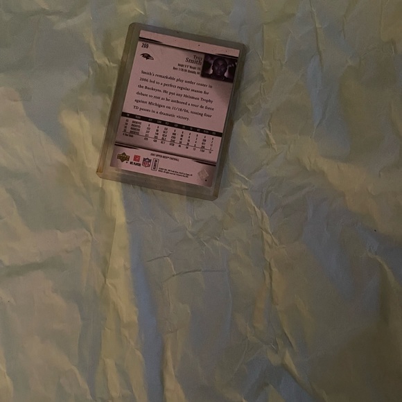 💥Troy Smith Rookie Card Football 🏈Card🔥 - Picture 2 of 5